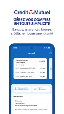 Crédit Mutuel android App screenshot 15